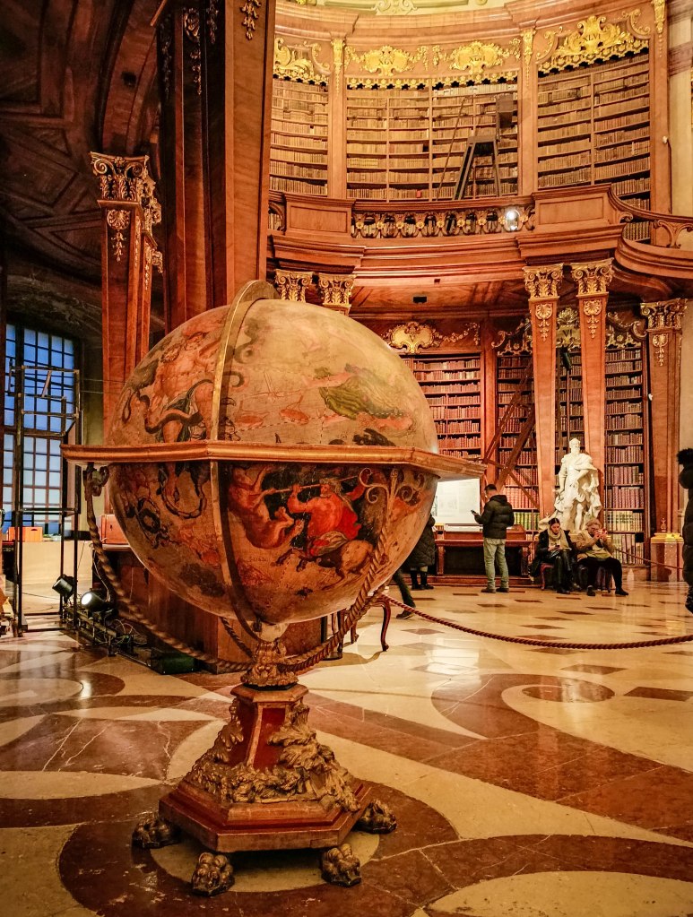 Sala Reprezentacyjna Biblioteki Narodowej w Wiedniu.